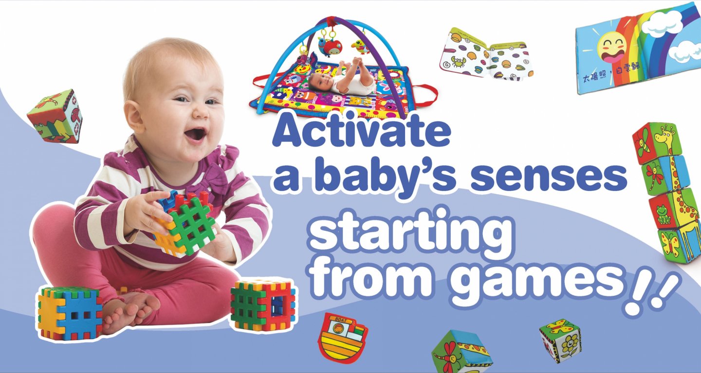 ACTIVATE BABY'S SENSES BY LEARNING FROM GAMES 